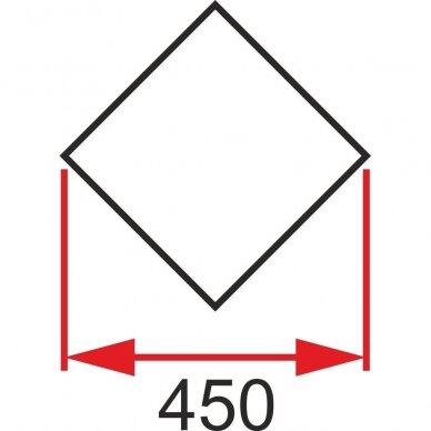 Trikampė veidrodinė plytelė 45x45 - sidabro spalvos - facetas 10